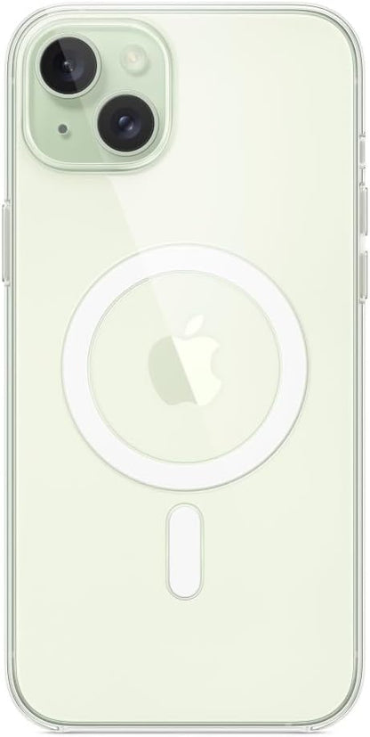 Apple - Back Cover For Mobile Phone - Magsafe Compatibility - Polycarbonate - Clear - For Iphone 15 Plus