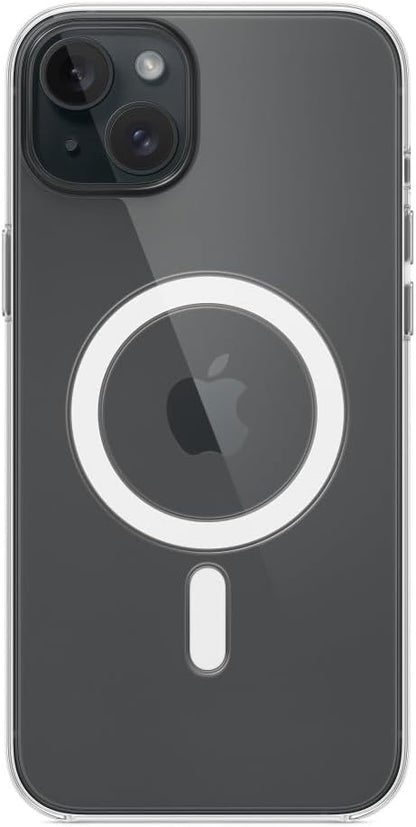 Apple - Back Cover For Mobile Phone - Magsafe Compatibility - Polycarbonate - Clear - For Iphone 15 Plus