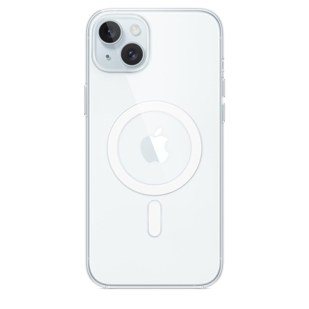 Apple - Back Cover For Mobile Phone - Magsafe Compatibility - Polycarbonate - Clear - For Iphone 15 Plus