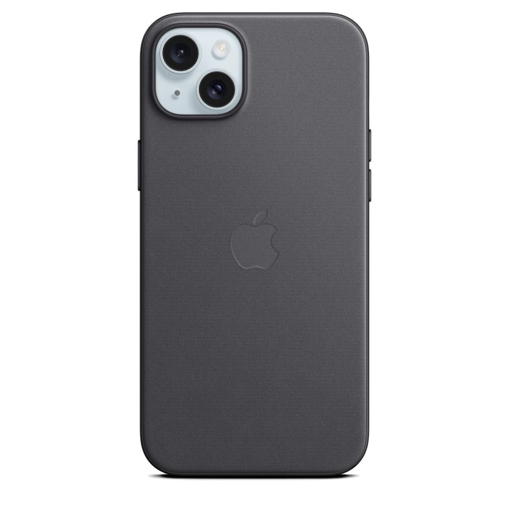 Apple - Back Cover For Mobile Phone - Magsafe Compatibility - Finewoven - Black - For Iphone 15 Plus