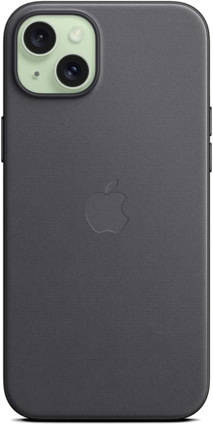 Apple - Back Cover For Mobile Phone - Magsafe Compatibility - Finewoven - Black - For Iphone 15 Plus