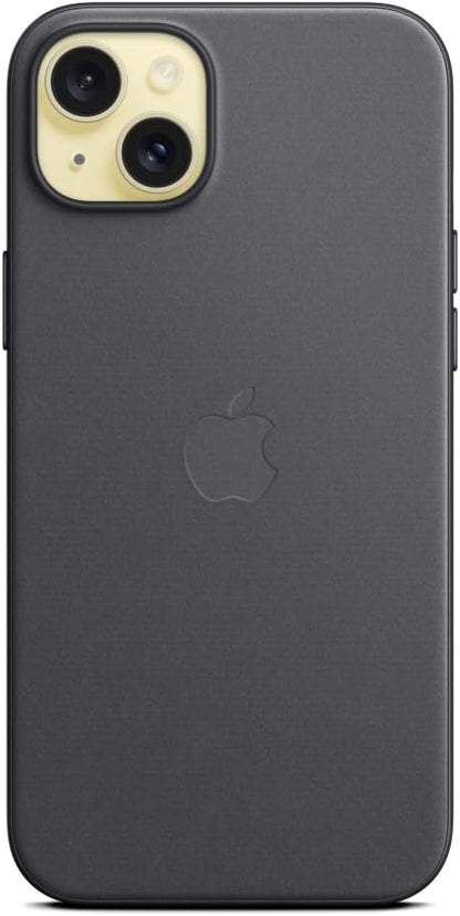 Apple - Back Cover For Mobile Phone - Magsafe Compatibility - Finewoven - Black - For Iphone 15 Plus