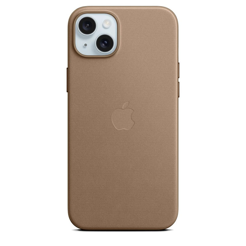 Apple - Back Cover For Mobile Phone - Magsafe Compatibility - Microtwill, Finewoven - Taupe - For Iphone 15 Plus