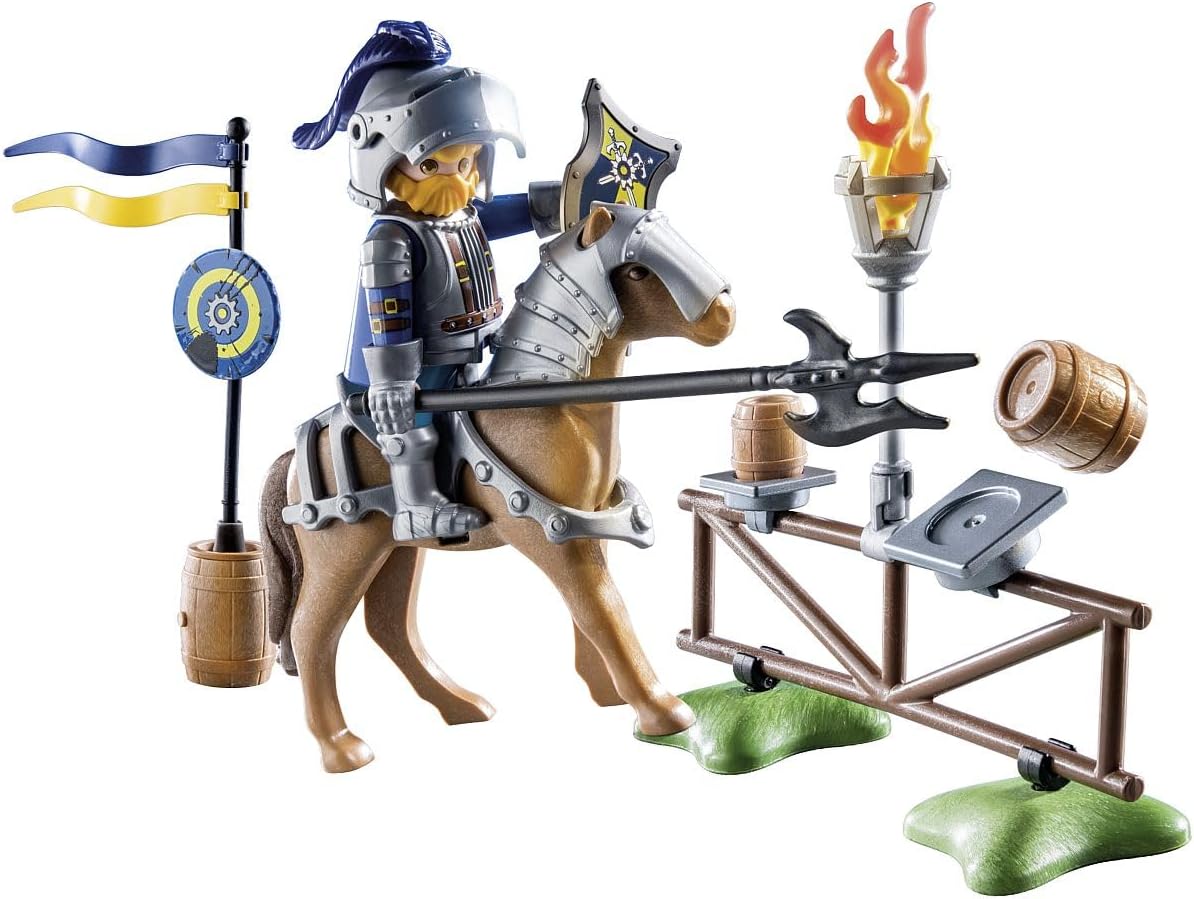 Playmobil 71297 Novelmore - Medieval Jousting Area, Medieval Castle and Knights Toy, Fun Imaginative Role Play, Playset Suitable for Children Ages 4+