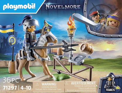 Playmobil 71297 Novelmore - Medieval Jousting Area, Medieval Castle and Knights Toy, Fun Imaginative Role Play, Playset Suitable for Children Ages 4+