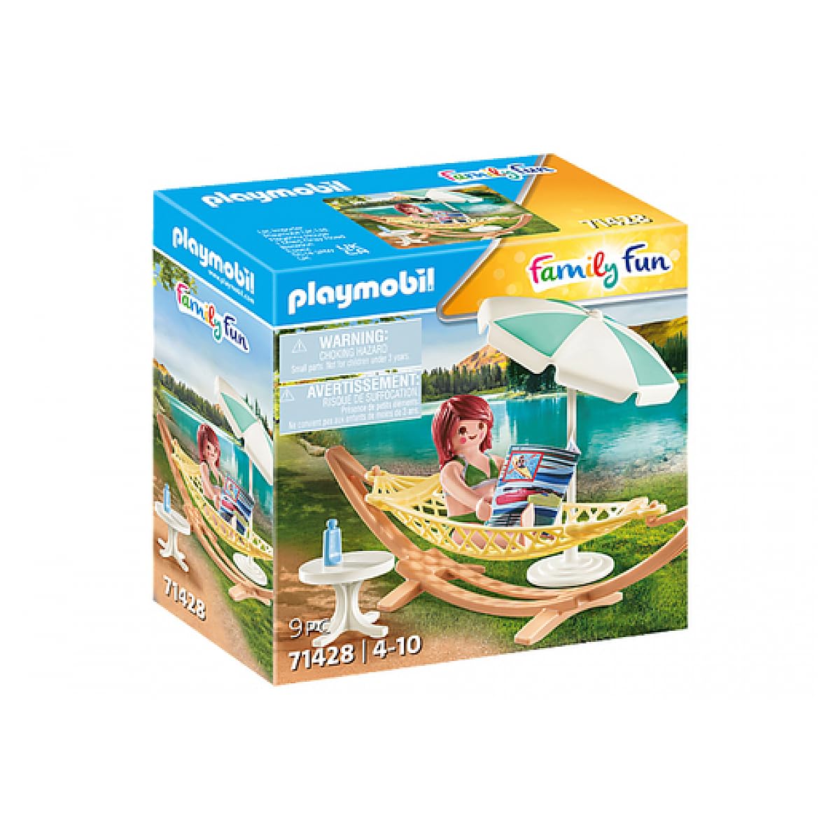 Playmobil 71428 Family Fun Beach Lounger, outdoor toy and imaginative role play, playsets suitable for children ages 4+