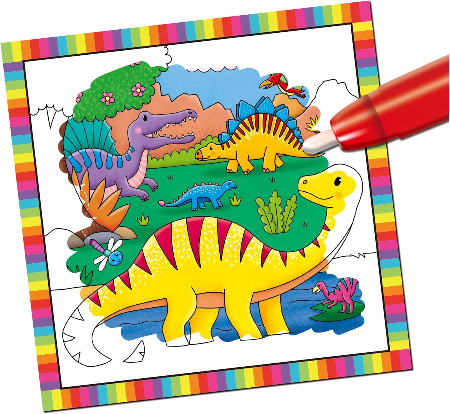 Galt Toys, First Water Magic - Baby Dinosaurs, Kids Colouring Book, Ages 18 Months Plus