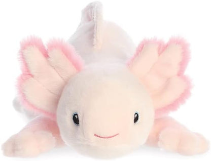 Aurora World- Aurora, 35100, Eco Nation Axolotl, Peluche ecológico, Rosa, Color
