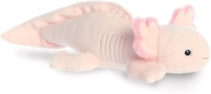 Aurora World- Aurora, 35100, Eco Nation Axolotl, Peluche ecológico, Rosa, Color