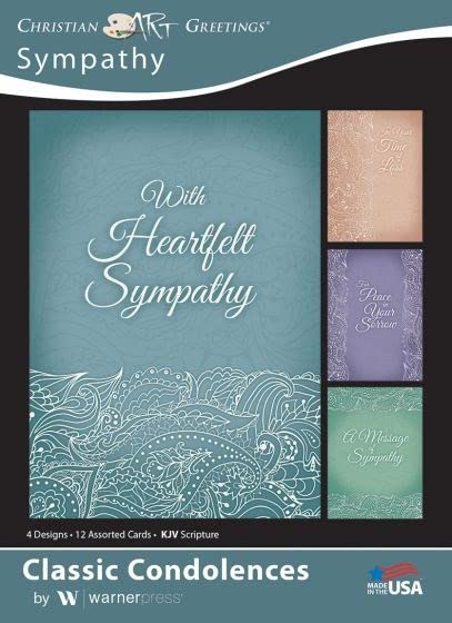 Warner Press Card-Boxed-Classic Condolences Assorted (Pack Of 12