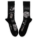 The Rolling Stones Rolling Stones Mono Logos 7/11 TRS Socks Black 10x20cm