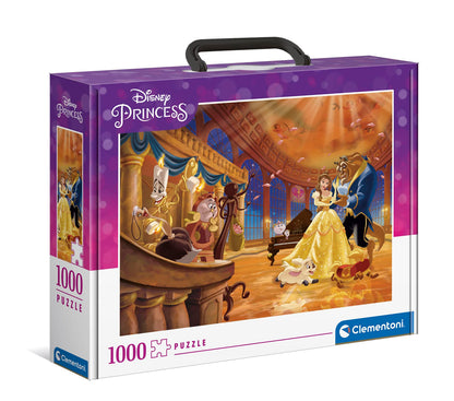 Clementoni 39676 Disney Princess 1000 Pieces, Jigsaw Puzzle for Adults-Made in Italy, multi-coloured