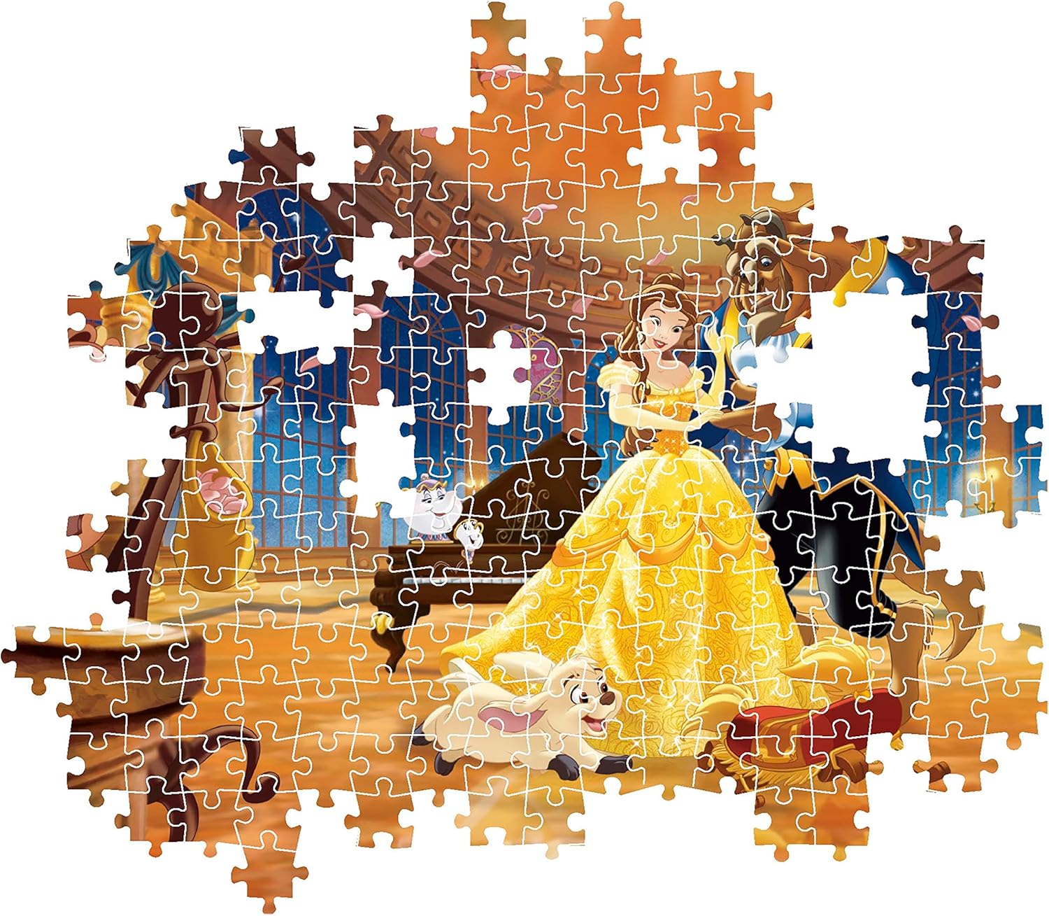 Clementoni 39676 Disney Princess 1000 Pieces, Jigsaw Puzzle for Adults-Made in Italy, multi-coloured