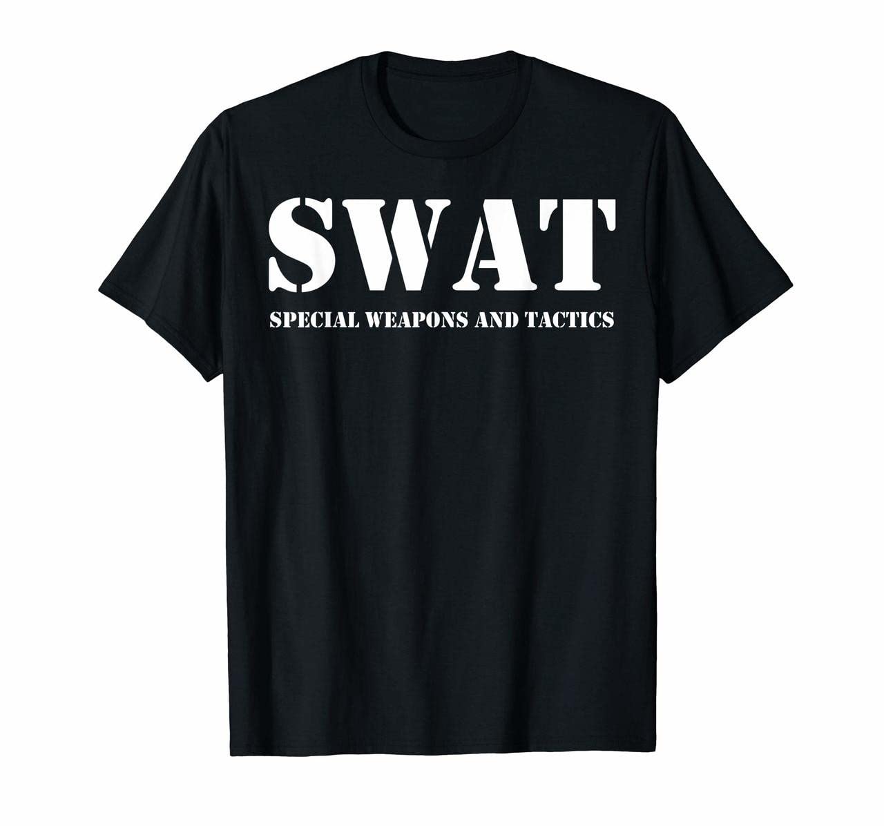 T-shirt SWAT Team t-shirt vintage polizia uniforme t-shirt