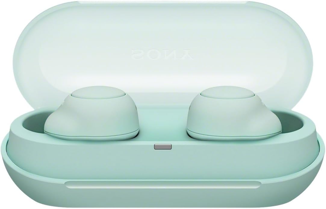 Sony WF-C500 True Wireless Headphones - Up to 20 hours battery life with charging case - Voice Assistant compatible - Built-in mic for phone calls - Reliable Bluetooth® connection