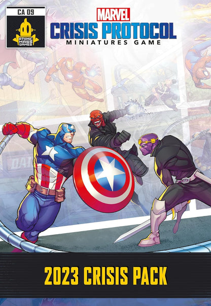 Atomic Mass Games, Marvel: Crisis Protocol – Krisen-Kartenpack 2023 “Uns steht eine Krise bevor!“, Erweiterung, Tabletop, 2 Spieler, Ab 14+ Jahren, 90-120 Minuten, Deutsch, Mehrsprachig