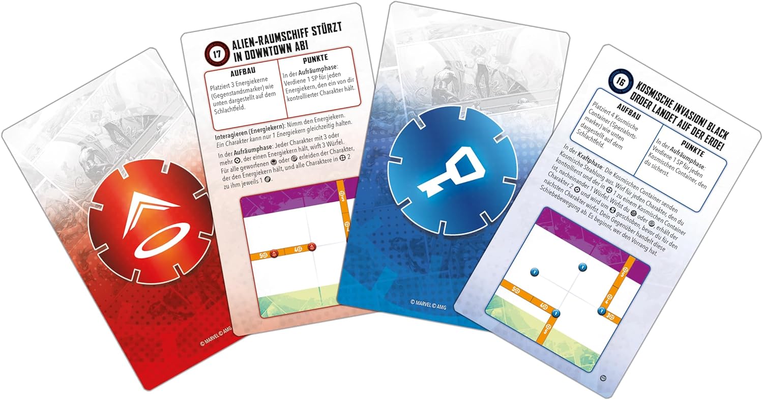 Atomic Mass Games, Marvel: Crisis Protocol – Krisen-Kartenpack 2023 “Uns steht eine Krise bevor!“, Erweiterung, Tabletop, 2 Spieler, Ab 14+ Jahren, 90-120 Minuten, Deutsch, Mehrsprachig