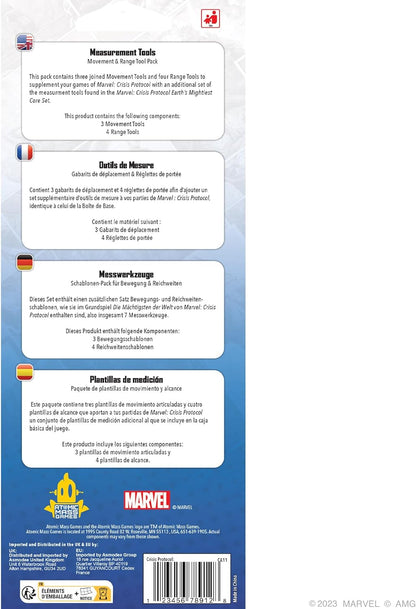 Fantasy Flight Games | Marvel Crisis Protocol: Movement and Range Tool Pack | Miniatures Game | Ages 14+ | 2 Players | 90+ Minutes Playing Time