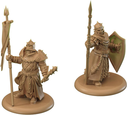 CMON A Song of Ice and Fire Juego de miniaturas de mesa Dreadfort Spearmen Caja de unidad – Lealtad forjada en el norte frágil, juego de estrategia para adultos, a partir de 14 años, 2 jugadores