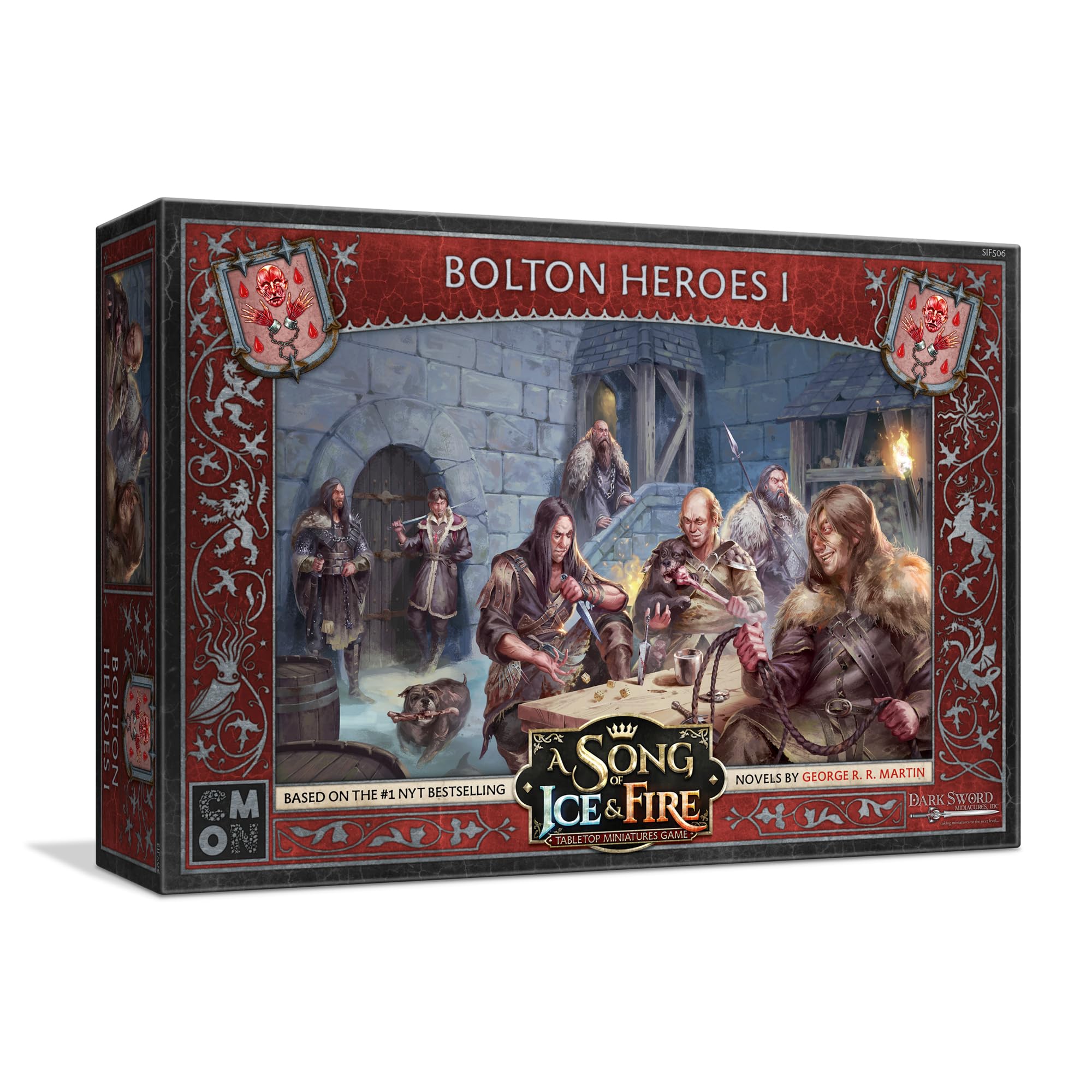 A Song of Ice and Fire Tabletop Miniatures Bolton Heroes I Box Set - Strategy Game for Teens and Adults, Ages 14+, 2+ Players, 45-60 Minute Playtime, Made by CMON