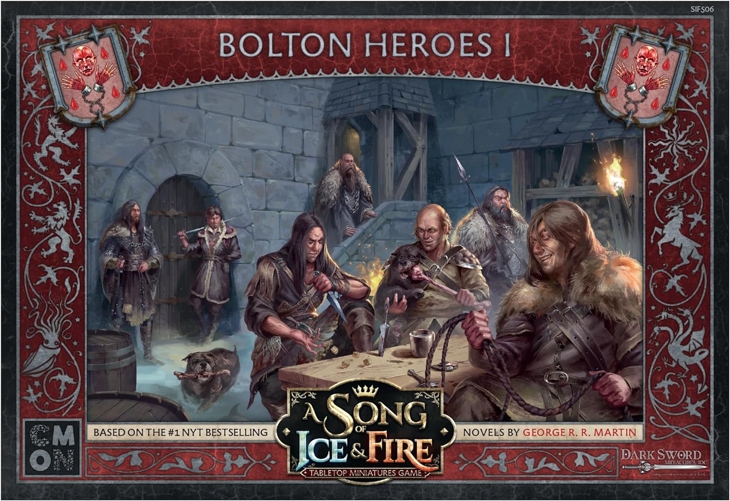 A Song of Ice and Fire Tabletop Miniatures Bolton Heroes I Box Set - Strategy Game for Teens and Adults, Ages 14+, 2+ Players, 45-60 Minute Playtime, Made by CMON