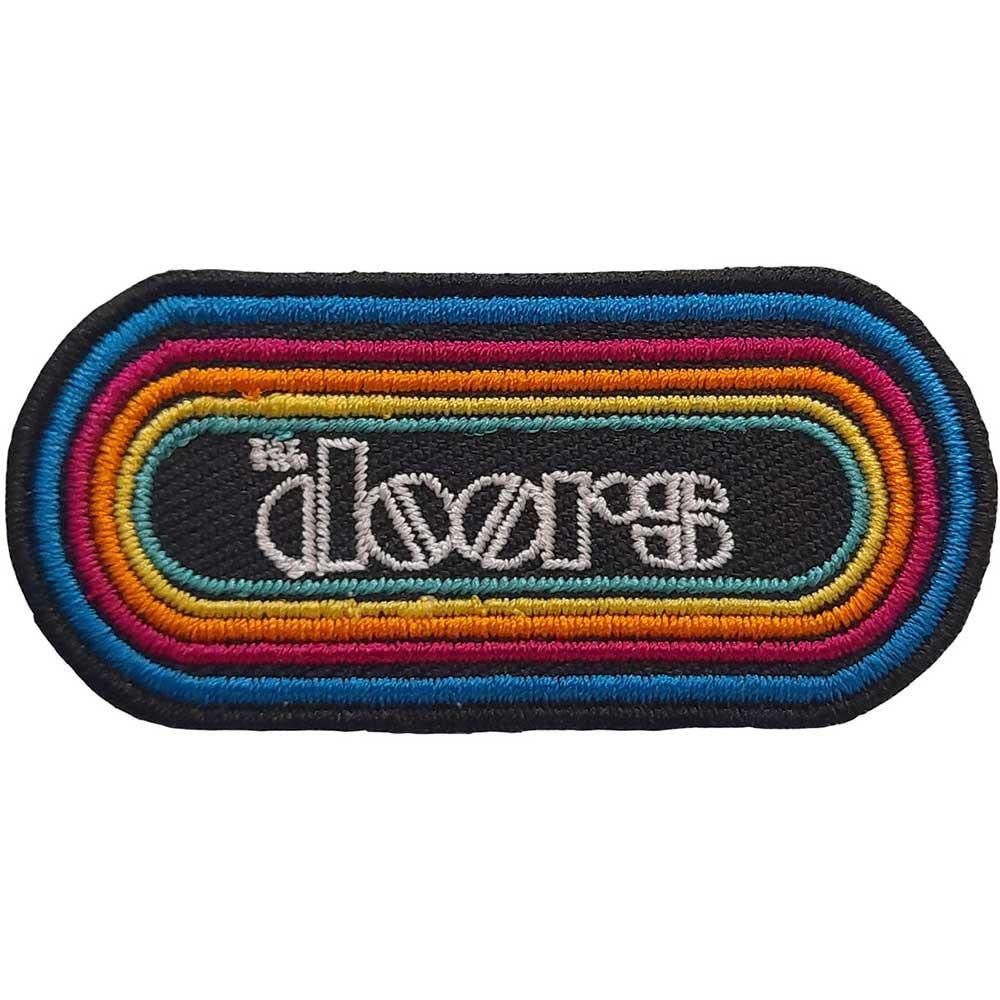 The Doors Rainbow Iron On Patch (One Size) (Multicoloured