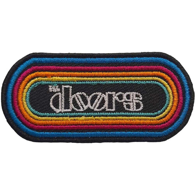 The Doors Rainbow Iron On Patch (One Size) (Multicoloured