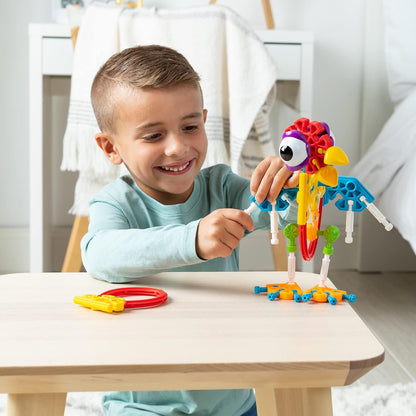 Kid K'NEX Farmin' Friends, 20 Model Building Set, 61 Pieces, Preschool Building Toy, STEM Educational Toys for Girls and Boys Ages 3+, Early Childhood Building Set, Engineering for Kids
