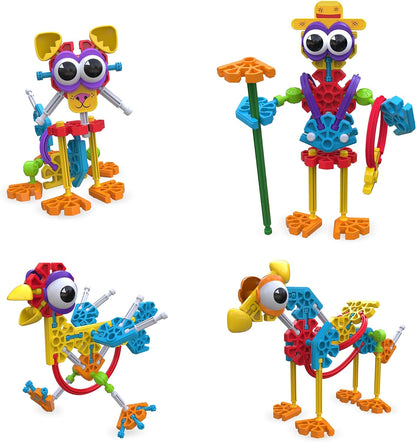Kid K'NEX Farmin' Friends, 20 Model Building Set, 61 Pieces, Preschool Building Toy, STEM Educational Toys for Girls and Boys Ages 3+, Early Childhood Building Set, Engineering for Kids