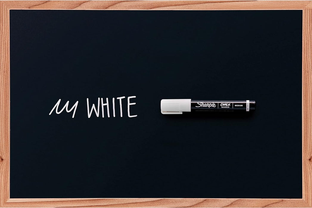 Sharpie Chalk Markers | Wet Erase Chalk Pens | White | 2 Count