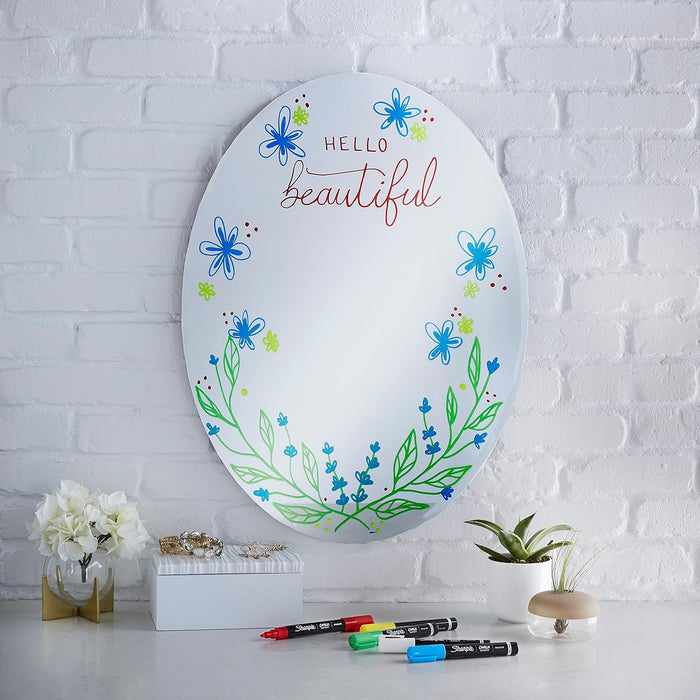 Sharpie Chalk Markers | Wet Erase Chalk Pens | White | 2 Count