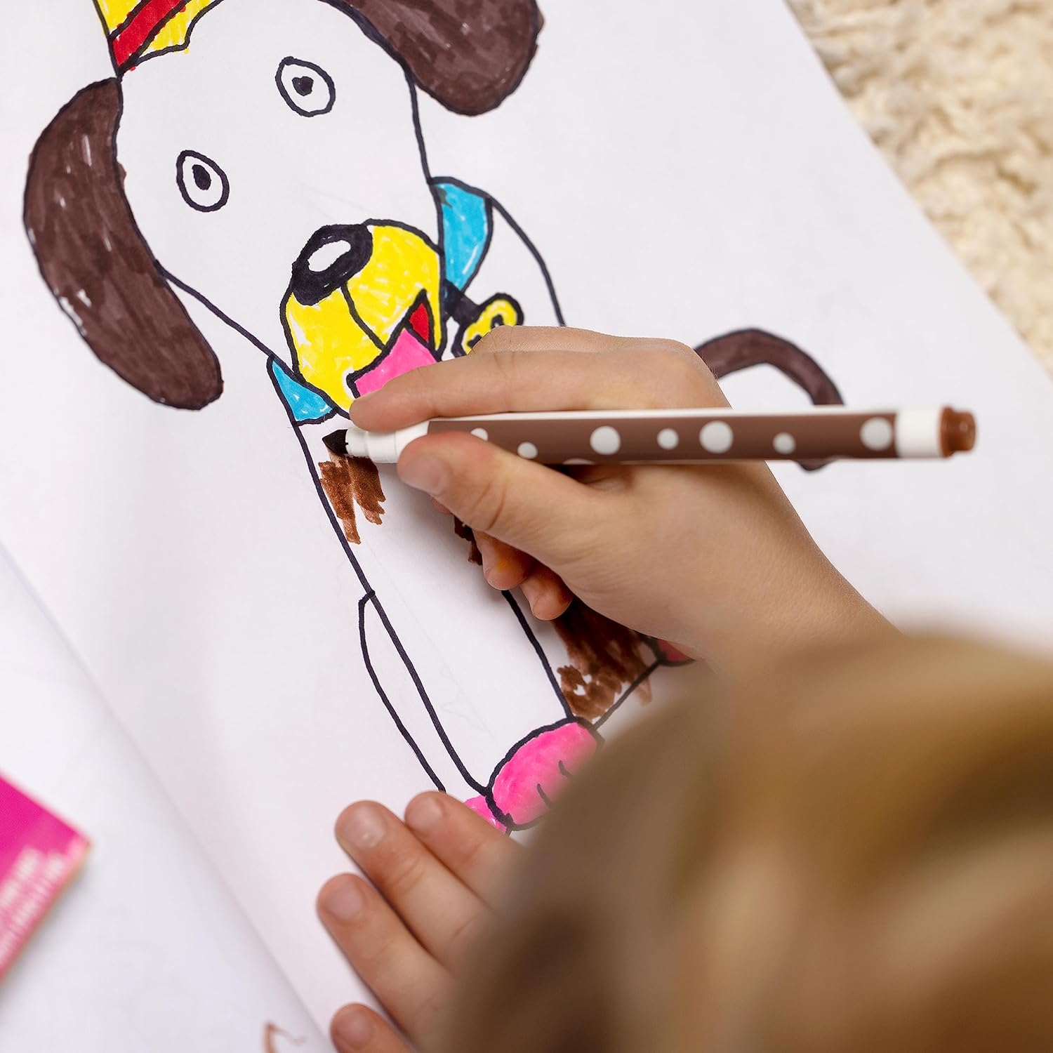 Paper Mate Kids Color Felt Pens, Washable Ink, Assorted Colours, 12 Felt-Tip Pens