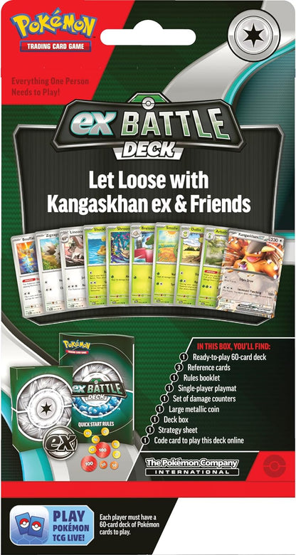 Pokemon TCG Kangaskhan/Greninja EX Battle Deck Trading Cards