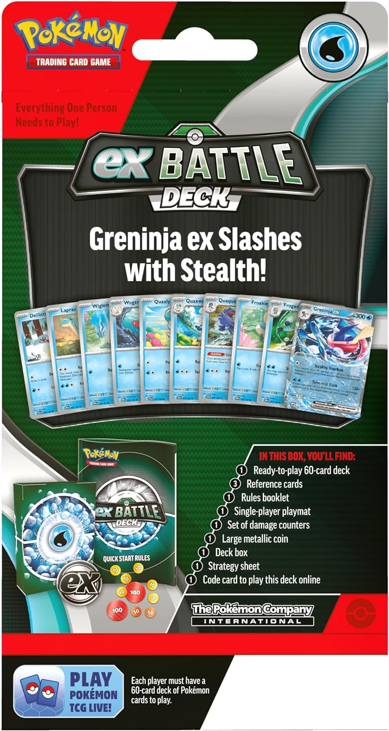 Pokemon TCG Kangaskhan/Greninja EX Battle Deck Trading Cards