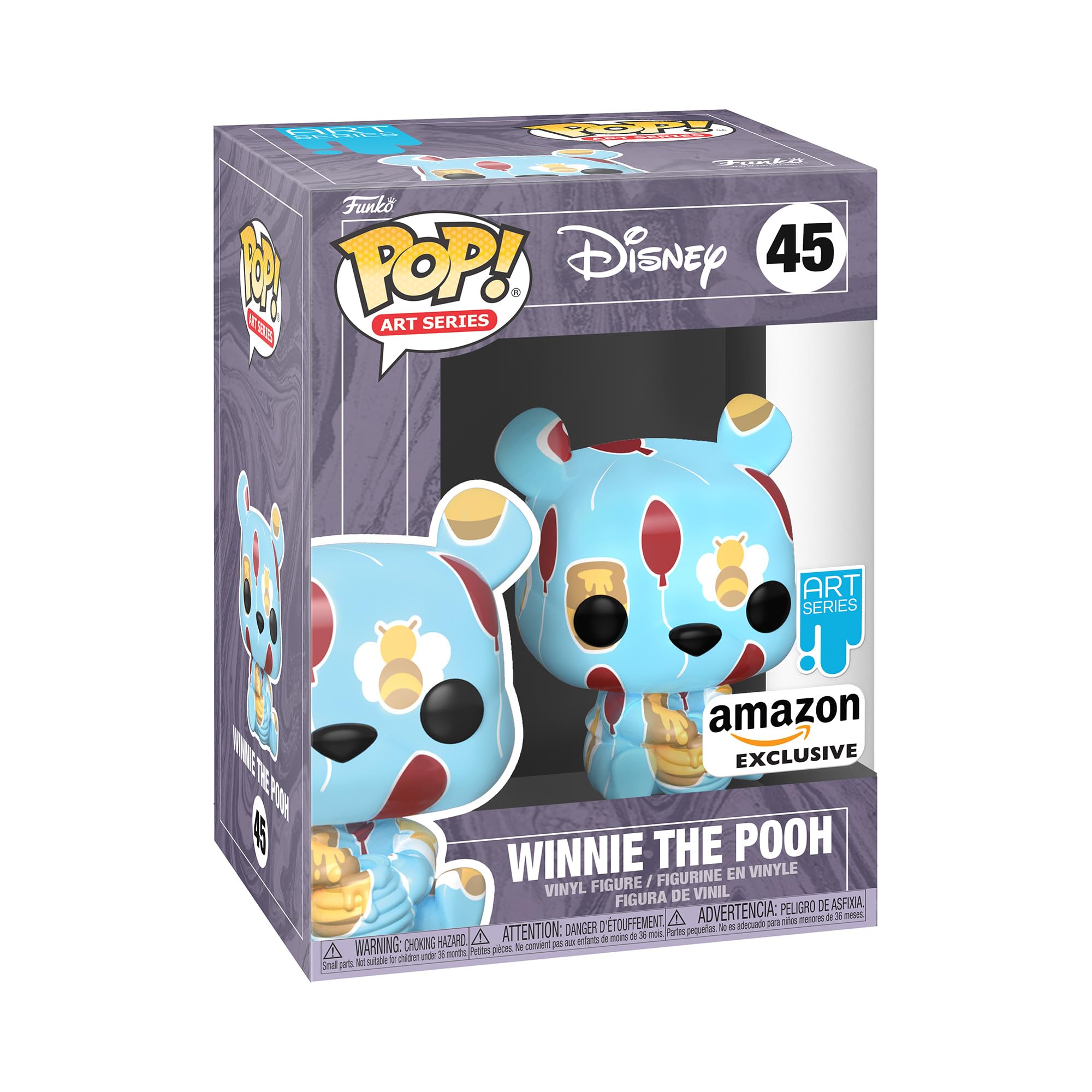 Funko POP! Artist Series: DTV - Disney - Winnie the Pooh - Collectable Vinyl Figure - Includes Premium Plastic Protector Display Case - Gift Idea - Official Merchandise