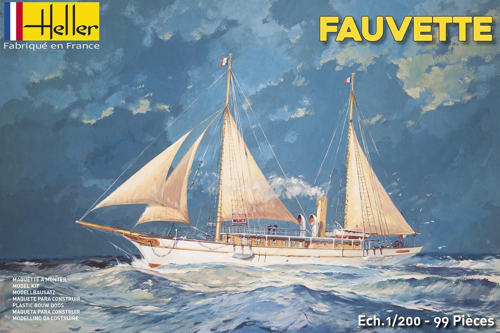 Heller 1: 200 - Fauvette Sailing Ship