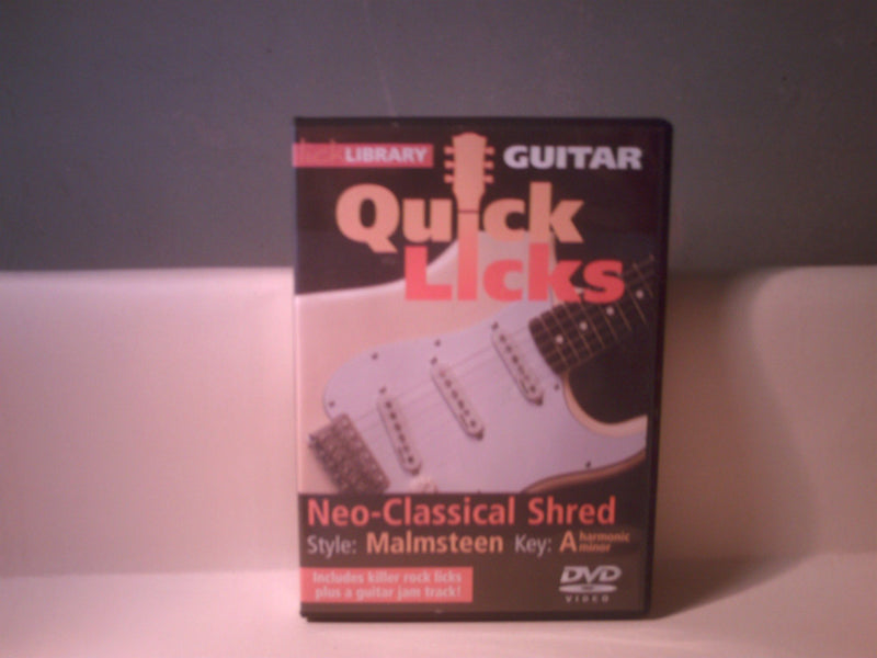 Lick Library: Quick Licks For Guitar - Malmsteen Neo-Classical Shred