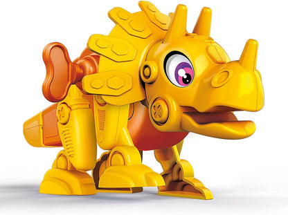 Clementoni- Science & Play Dino Bot Triceratops: Educational Dinosaur Building Set for Preschoolers (5+Years)
