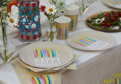 Talking Tables Pack of 12 Size 23cm ECO Party Paper Zero Plastic on Product or Packaging Perfect Disposable Biodegradable Partyware for All Ages and Unisex