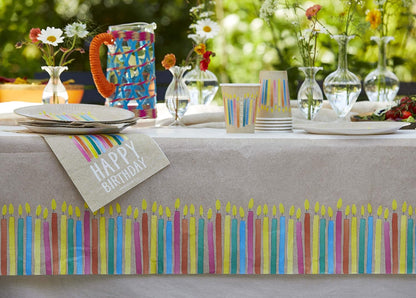 Talking Tables Pack of 20 - Size 33cm ECO Party Paper Zero Plastic on Product or Packaging Perfect Disposable Biodegradable Partyware for All Ages and Unisex, Kraft Recyclable Birthday Napkins
