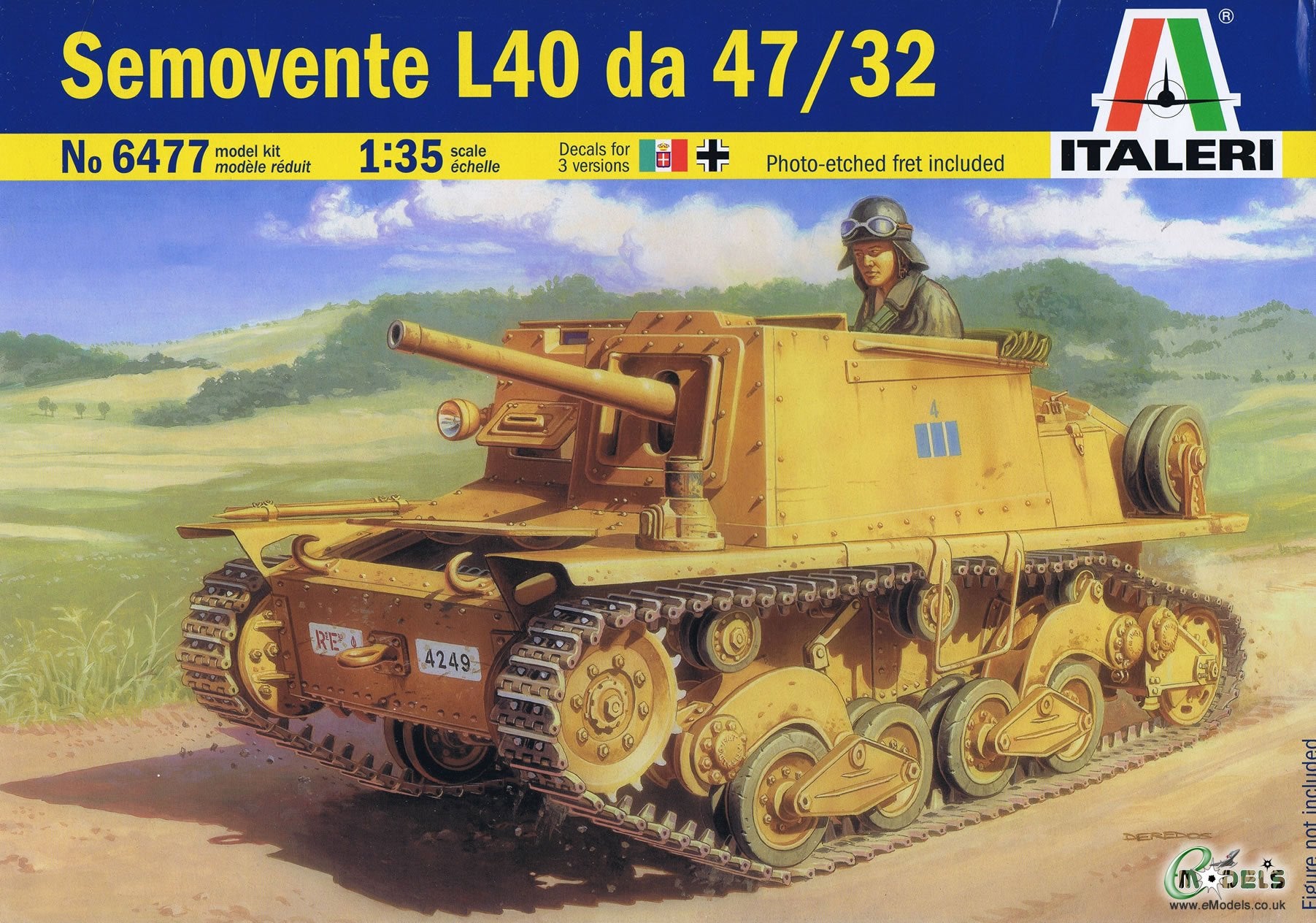 Italeri 6477S Semovente L 40 da 47/32