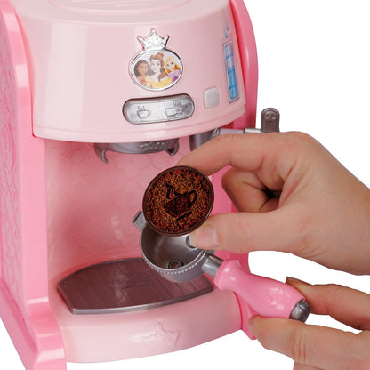 Disney Princess Style Collection Espresso Maker. Includes Play Espresso Machine, 2 Play Espresso Pods, To-Go Cup and Lid, Milk Pitcher, Stirring Spoon For Girls Aged 3+
