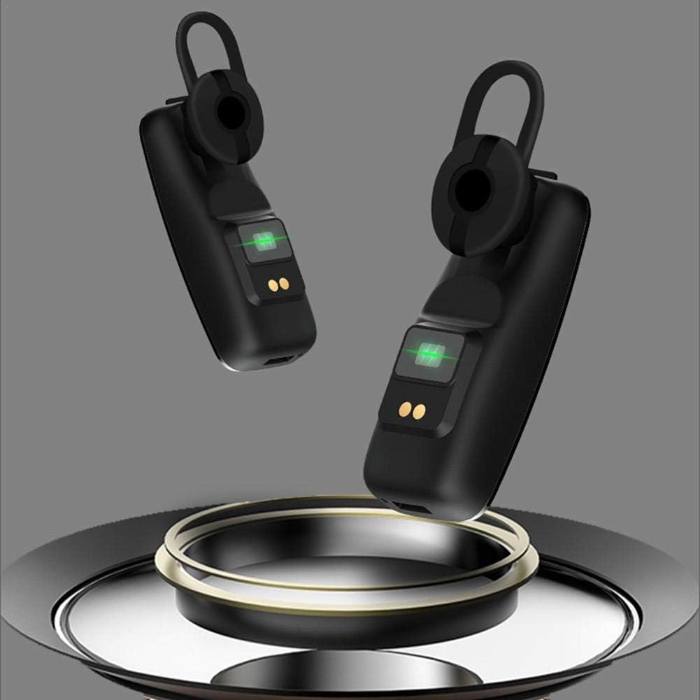 Ausomely Smart Bracelet 2 in 1 Compatible with Step Counting Heart Rate Monitor Waterproof Data Call Smart Watch