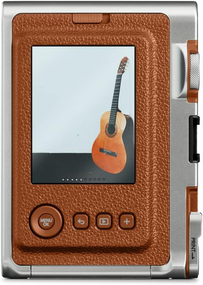 instax mini EVO Hybrid camera and smartphone printer, BROWN
