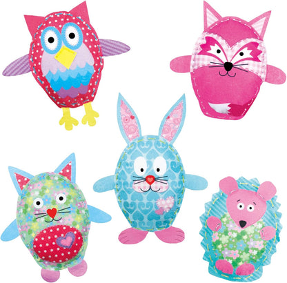 Galt Toys, Felt Friends, Sewing Kit, Kids' Craft Kits, Ages 6 Years Plus