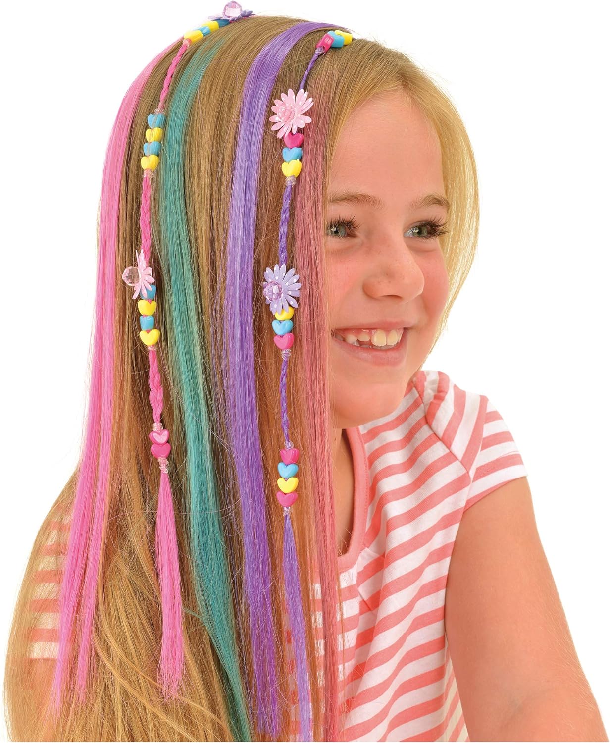 Galt Toys, Fab Hair, Hair Chalk Kit and Extensions for Children, Ages 6 Years Plus