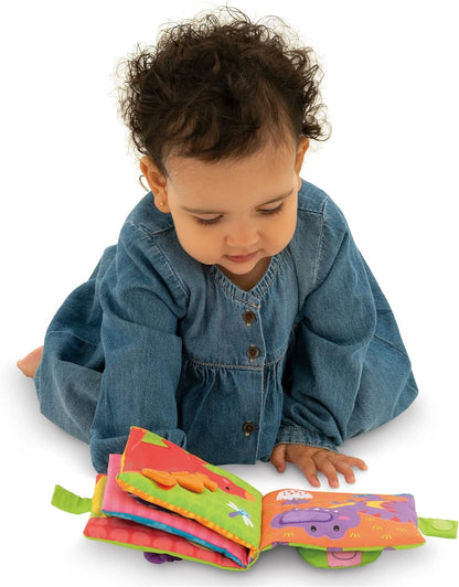 Galt Toys, Teether Soft Book - Dinosaur, Baby Teether & Soft Book Toy, Ages 0 Months Plus