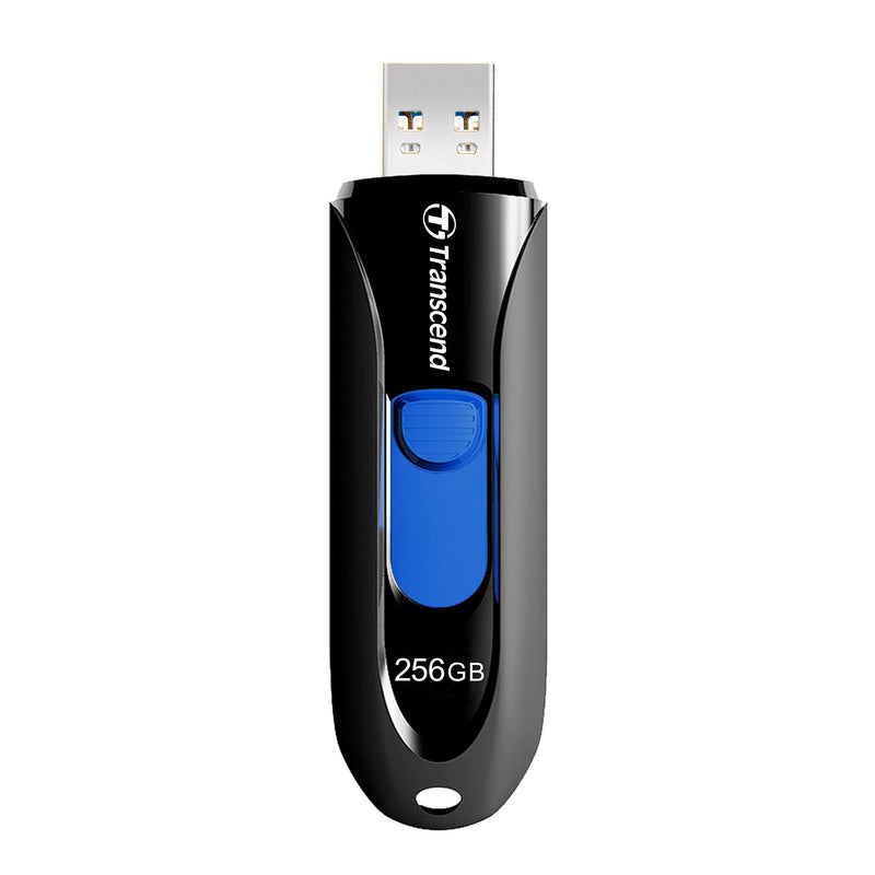 Transcend 256GB JetFlash 790 USB 3.1 Gen 1 Flash Drive (USB Stick) Black TS256GJF790K 256 GB Black Retail Packaging