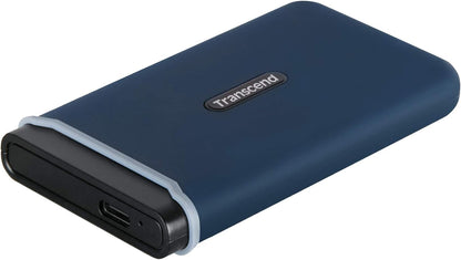 Transcend 1TB ESD370C Portable SSD USB 3.1 Gen 2 USB Type-C, Up to 1,050/950 MB/s (Ideal for desktops, laptops, on-the-go mobile devices and gaming consoles) TS1TESD370C 1 TB