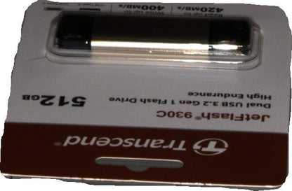 Transcend 512GB JetFlash 930C USB 3.2 Gen 1 Flash Drive TS512GJF930C